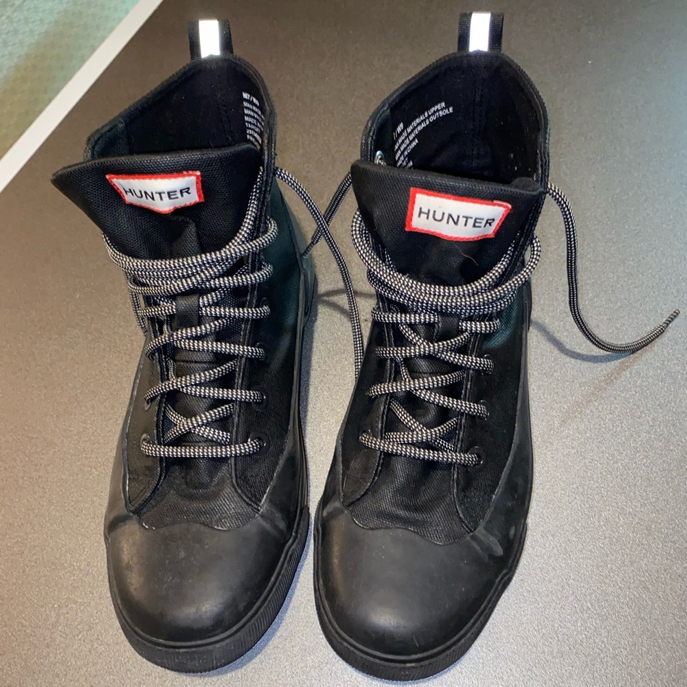 Hunter rain boots. Ankle. Size 9 women / 7 men